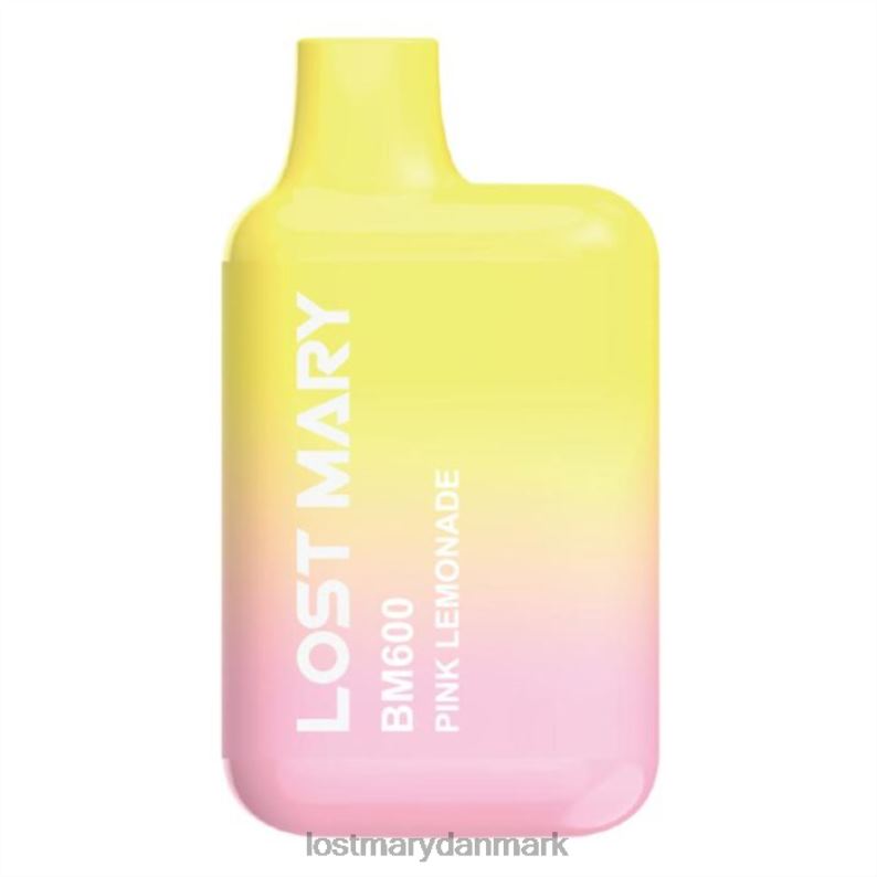 LOST MARY Vape EU - mistet mary bm600 engangsvape lyserød limonade V6FN138