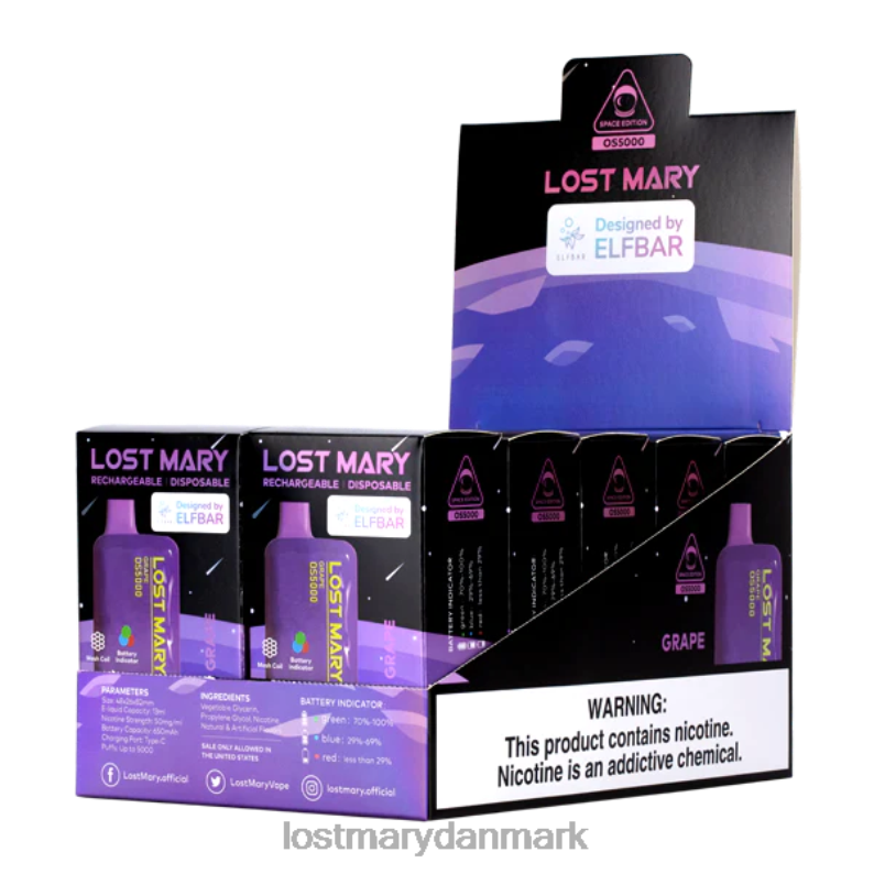 LOST MARY Puff - tabte mary os5000 drue V6FN34