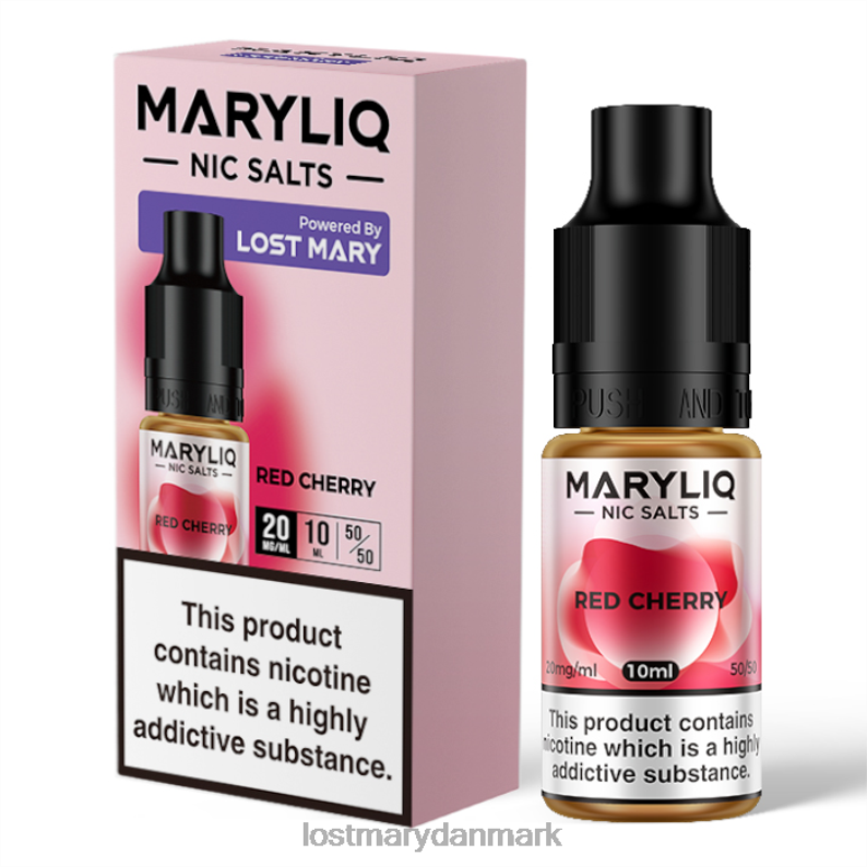 LOST MARY Puff - tabte maryliq nic salte10ml rød V6FN224
